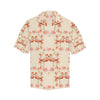 Flamingo Hibiscus Print Pattern Men Aloha Hawaiian Shirt