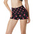 Flamingo Pink Neon Print Pattern High Waisted Spandex Shorts-JTAMIGO.COM