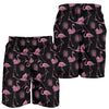 Flamingo Pink Print Pattern Mens Shorts-JTAMIGO.COM