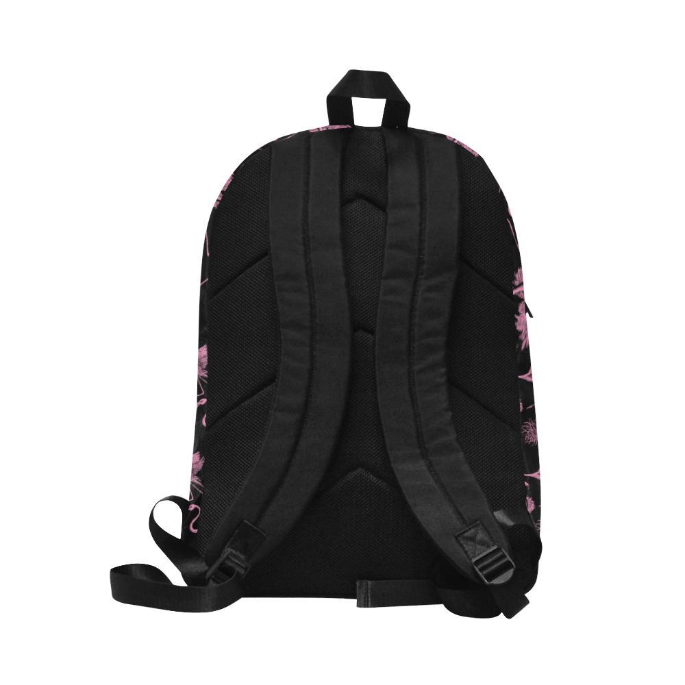 Flamingo Pink Print Pattern Waterproof Backpack-JTAMIGO.COM
