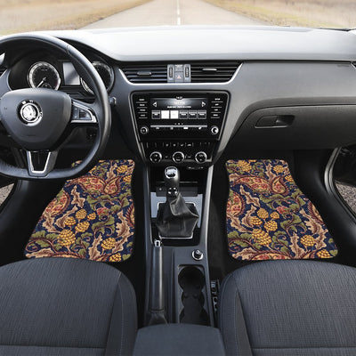 Floral Vintage Classic Print Car Floor Mats