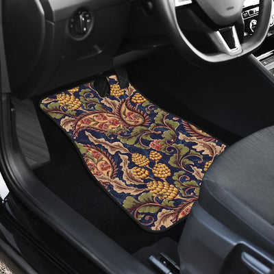 Floral Vintage Classic Print Car Floor Mats