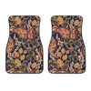 Floral Vintage Classic Print Car Floor Mats