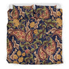 Floral Vintage Classic Print Duvet Cover Bedding Set