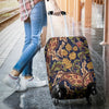 Floral Vintage Classic Print Luggage Cover Protector
