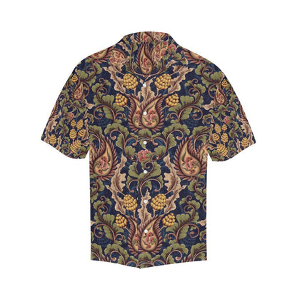 Floral Vintage Classic Print Men Aloha Hawaiian Shirt