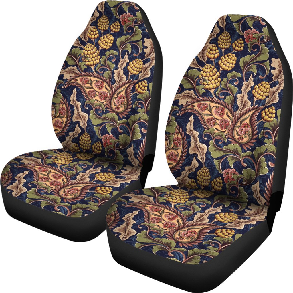 Floral Vintage Classic Print Universal Fit Car Seat Covers
