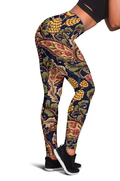Floral Vintage Classic Print Women Leggings