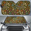 Floral Vintage Print Pattern Car Sun Shade For Windshield