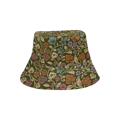 Floral Vintage Print Pattern Unisex Bucket Hat