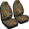 Floral Vintage Print Pattern Universal Fit Car Seat Covers