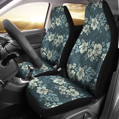 Flower Hawaiian Hibiscus Style Print Pattern Universal Fit Car Seat Covers