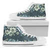 Flower Hawaiian Hibiscus Style Print Pattern Women High Top Shoes