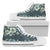 Flower Hawaiian Hibiscus Style Print Pattern Women High Top Shoes