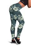 Flower Hawaiian Hibiscus Style Print Pattern Women Leggings