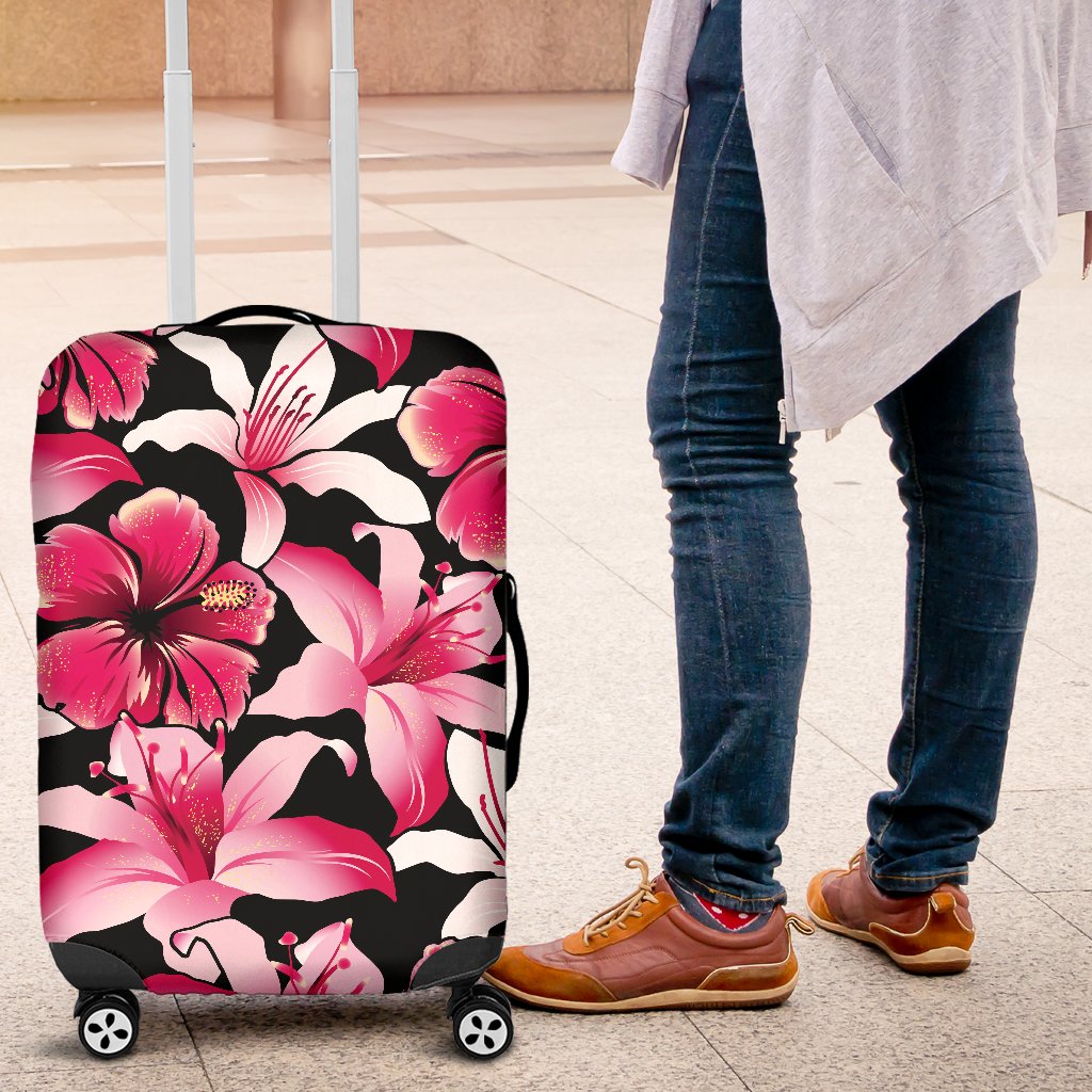 Hawaii Luggage Cover Hawaiian Tribal Kanaka Maoli Hibiscus  LT14 main image 0