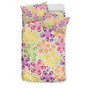 Flower Power Colorful Design Print Duvet Cover Bedding Set