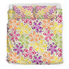 Flower Power Colorful Design Print Duvet Cover Bedding Set