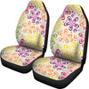 Flower Power Colorful Design Print Universal Fit Car Seat Covers