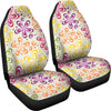 Flower Power Colorful Design Print Universal Fit Car Seat Covers