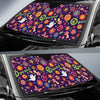 Flower Power Peace Design Print Car Sun Shade For Windshield