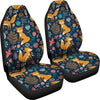 Fox Cute Jungle Print Pattern Universal Fit Car Seat Covers