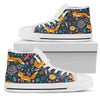 Fox Cute Jungle Print Pattern Women High Top Shoes