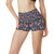 Fox Strawberry Print Pattern High Waisted Spandex Shorts-JTAMIGO.COM