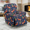 Fox Strawberry Print Pattern Recliner Slipcover-JTAMIGO.COM