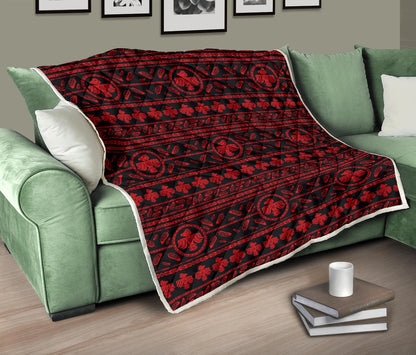 Native American Eagle Themed Print Quilt Bedspread