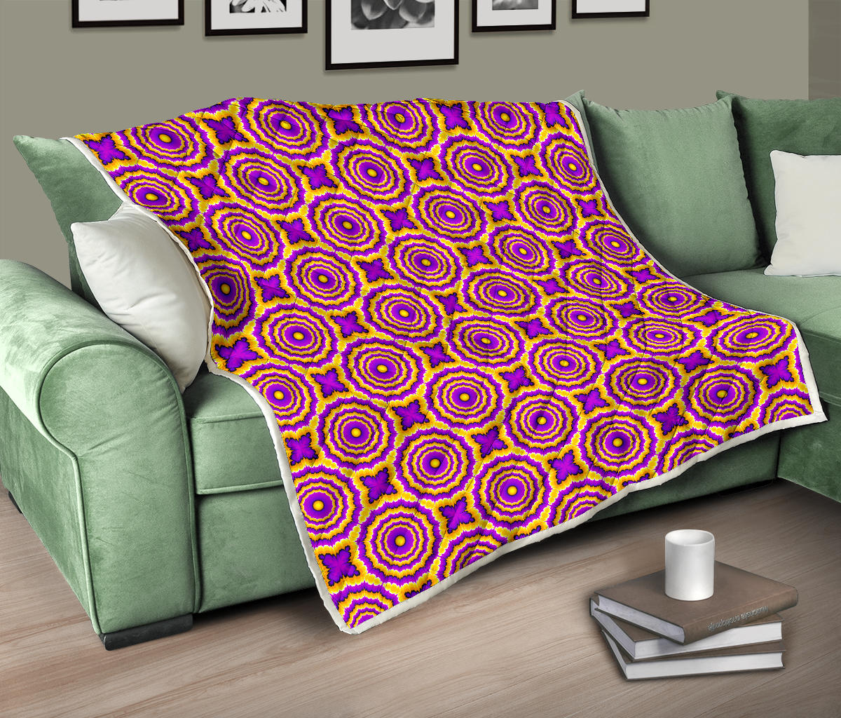 Optical illusion Expansion Quilt Bedspread