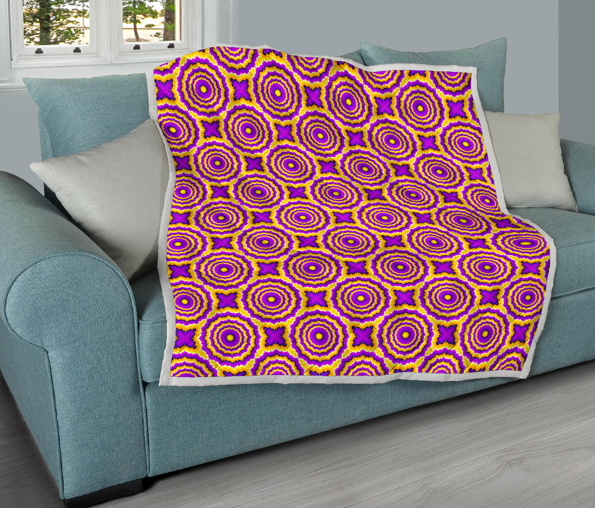 Optical illusion Expansion Quilt Bedspread