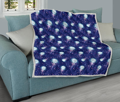 Jellyfish Cute Design Quilt Bedspread