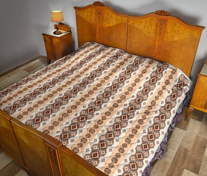 Native Classic Pattern Print Quilt Bedspread