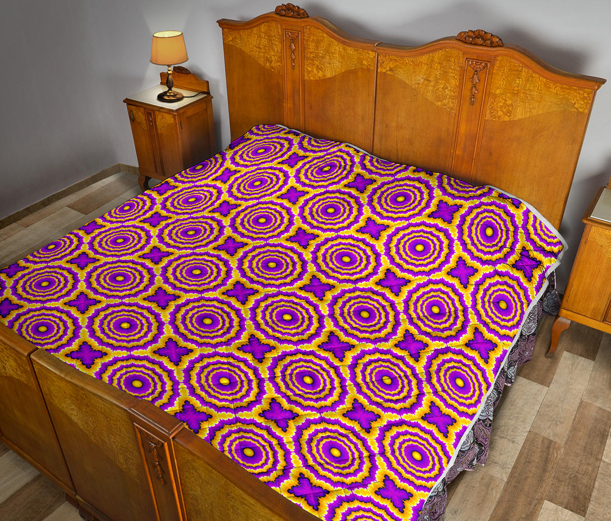 Optical illusion Expansion Quilt Bedspread