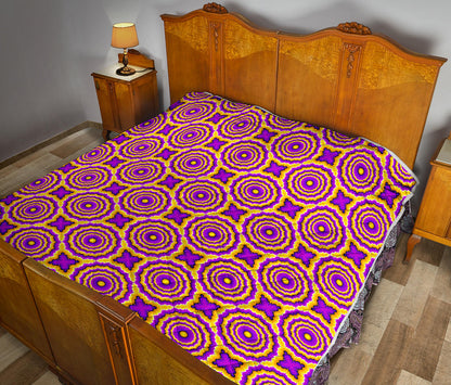 Optical illusion Expansion Quilt Bedspread