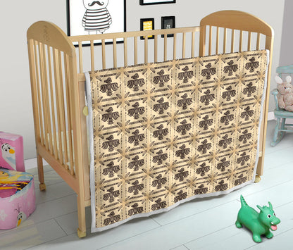 Native American Themed Design Print Quilt Bedspread