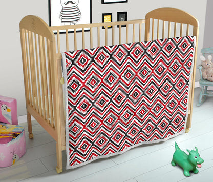 Native American Themed Tribal Print Quilt Bedspread