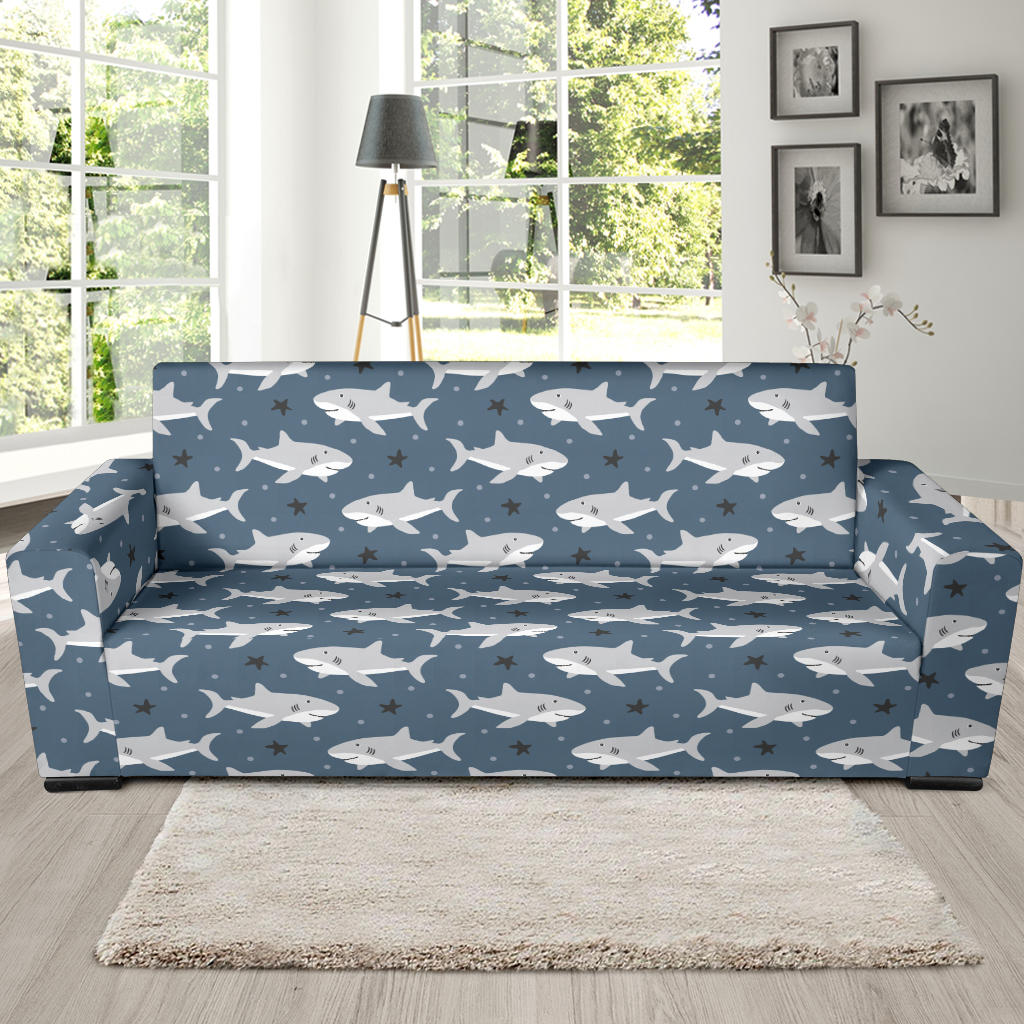 Shark Print Design LKS305 Sofa Slipcover