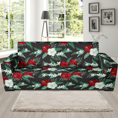 Tropical Flower Print Design LKS303 Sofa Slipcover