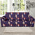 Mermaid Pattern Print Design 02 Sofa Slipcover