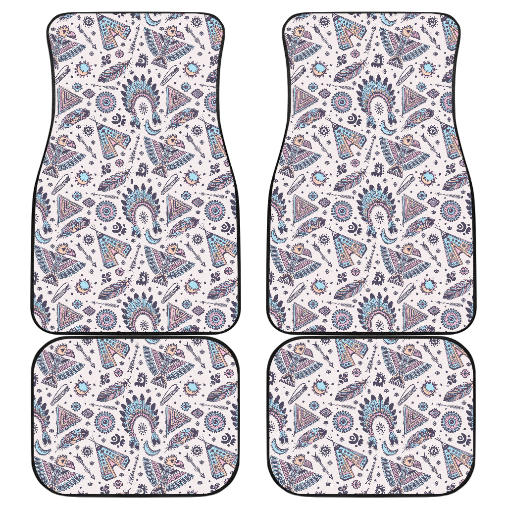 Eagles Native American Indian Symbol Car Floor Mats Front Back