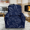 Seashell Print Design LKS3011 Recliner Slipcover