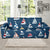 Sailing Ships Pattern Print Design A04 Sofa Slipcover