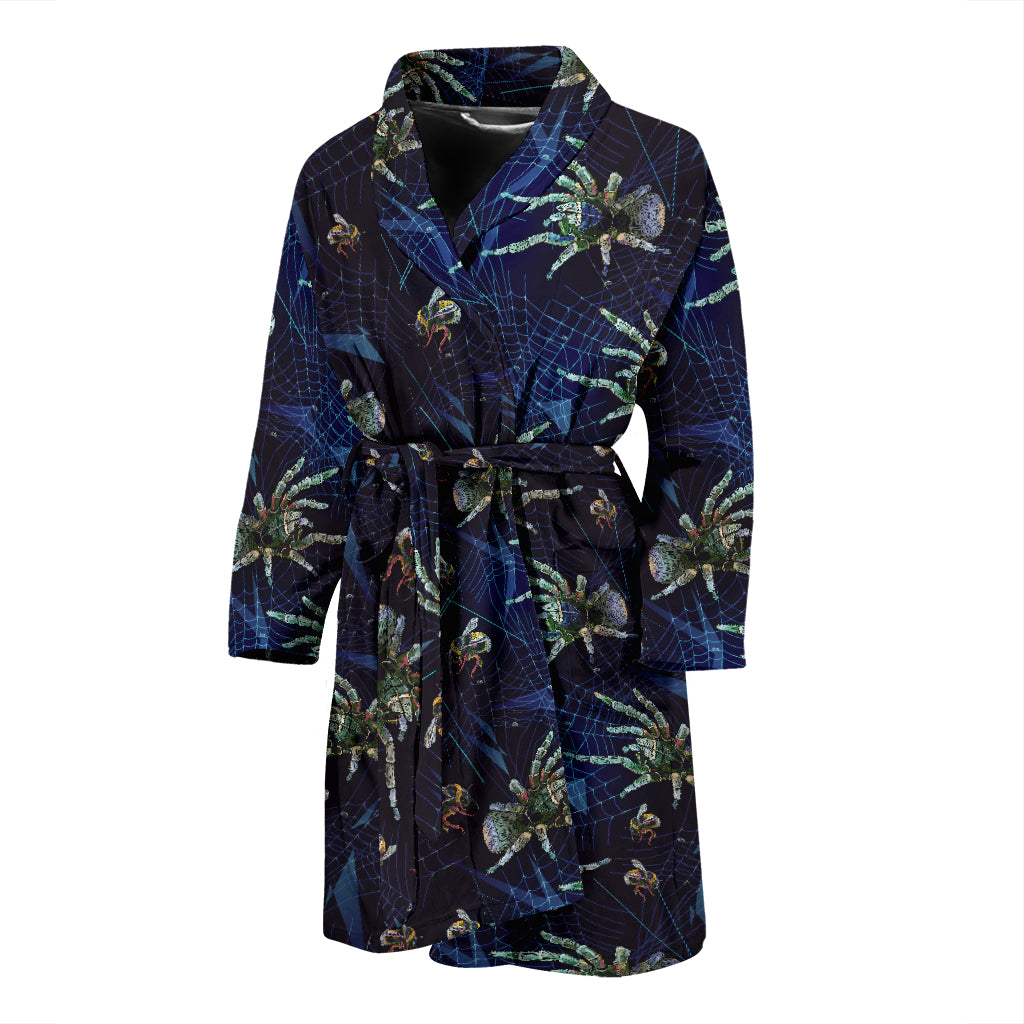Tarantula Print Design LKS401 Men Bathrobe