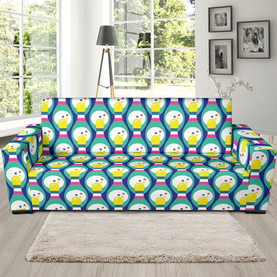 Bowling Pattern Print Design 04 Sofa Slipcover