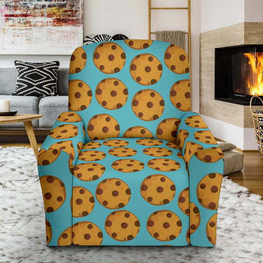 Cookie Pattern Print Design 01 Recliner Slipcover with Pocket