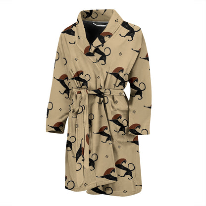 Ancient Greek Print Design LKS3011 Men Bathrobe