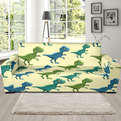 T Rex Pattern Print Design A04 Sofa Slipcover