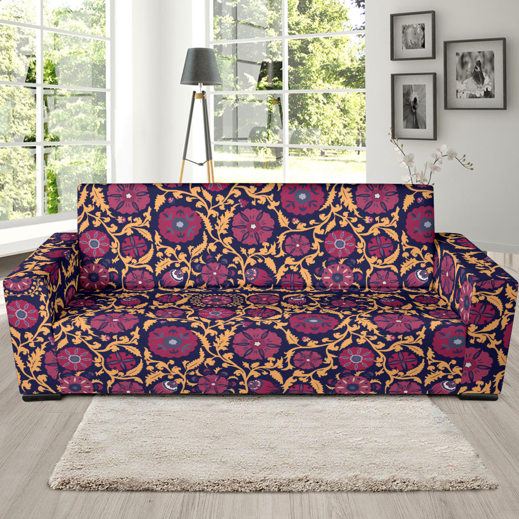 Suzani Print Design LKS303 Sofa Slipcover